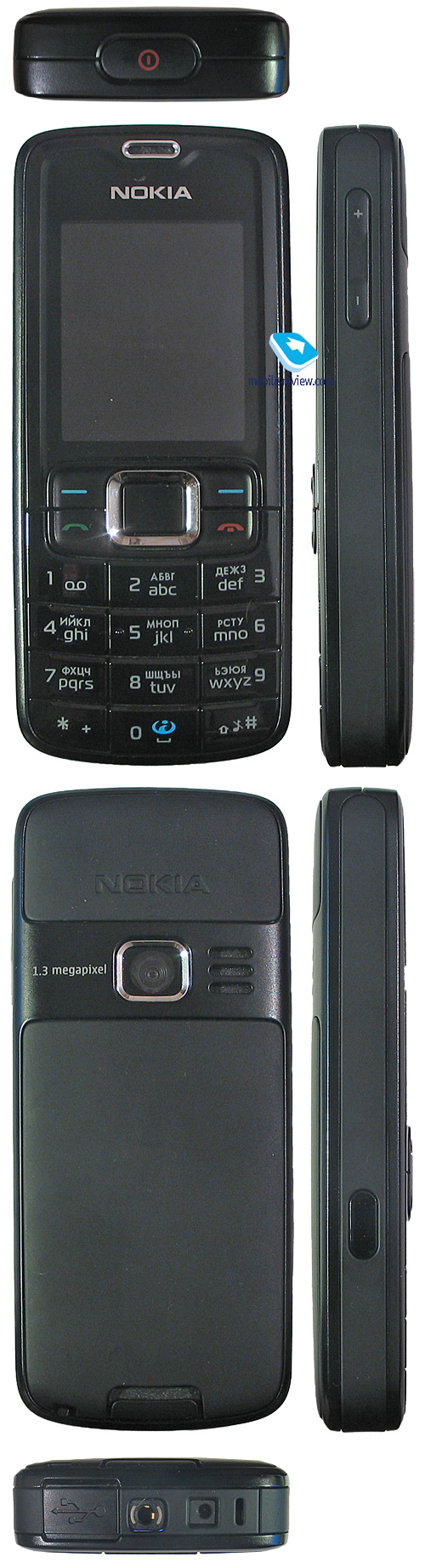 В Nokia 3109 Classic корпус виконані з пластика сірого кольору