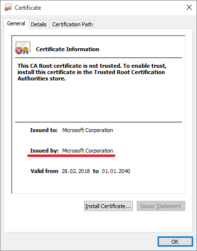 Ми виявили підроблені сертифікати, які нібито випущені корпораціями Microsoft і Adobe Systems