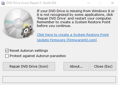 Одна з таких програм - CD-DVD Icon Repair, з її допомогою усунути проблему дуже просто, для цього: