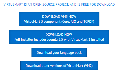 Більш ранні версії VirtueMart - VM2